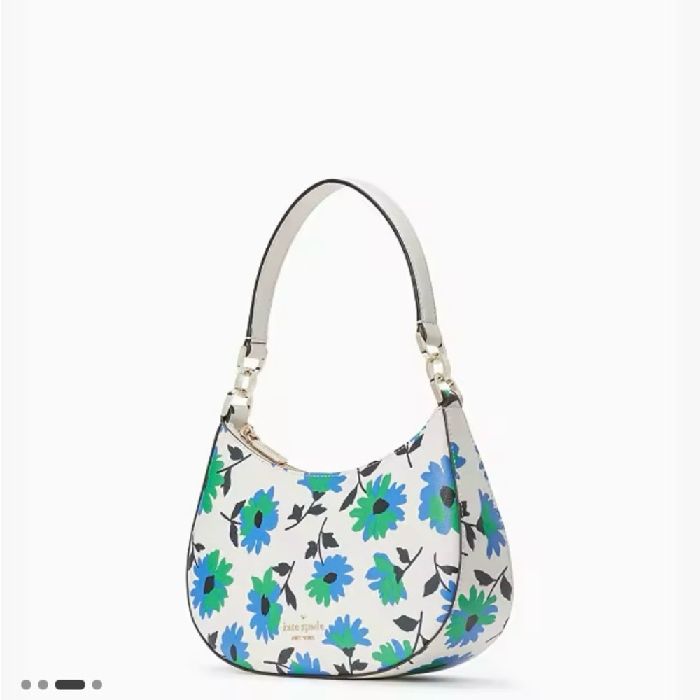 NWT Springtime Kate Spade Kristi Park Posies Floral Crossbody Bag Purse Satchel - Picture 10 of 13